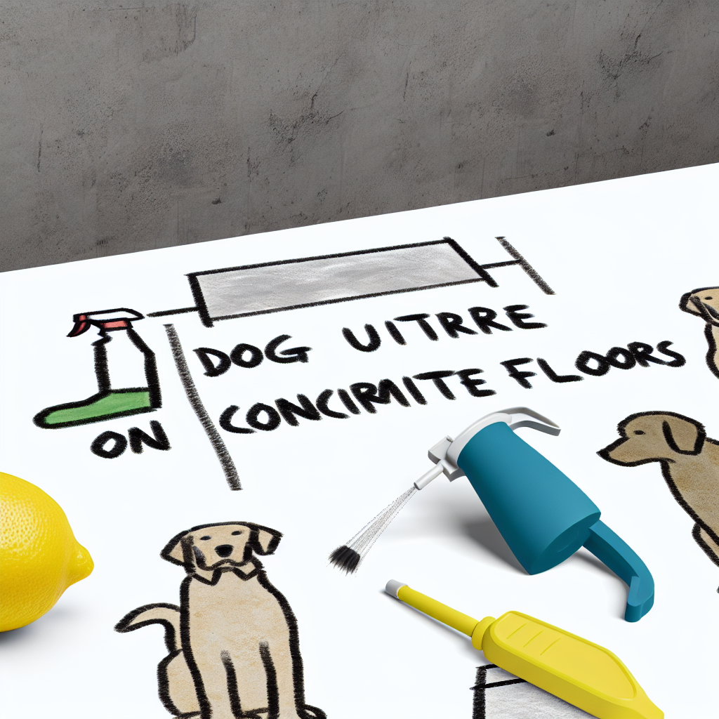 Wie man Hundeurin von Betonböden neutralisiert?