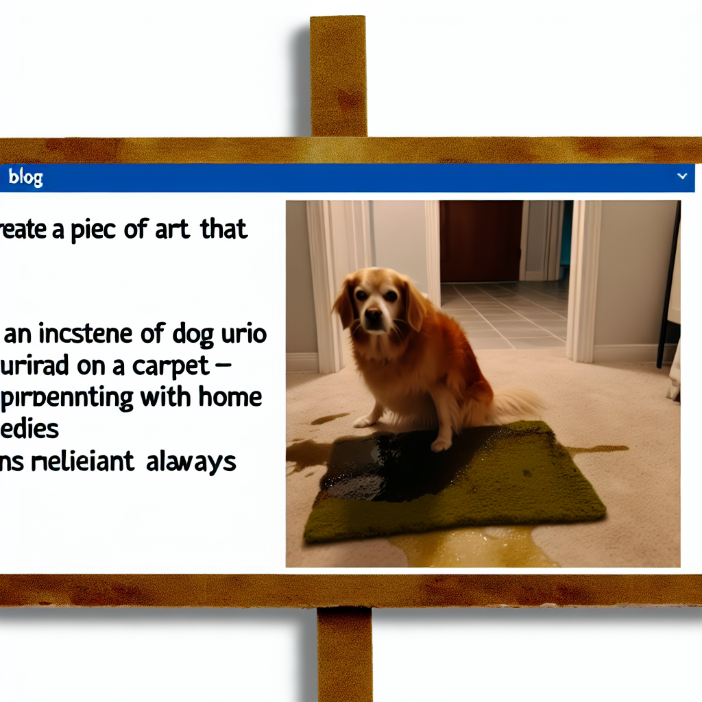 Hundeurin auf Teppichboden – Hausmittel im Test