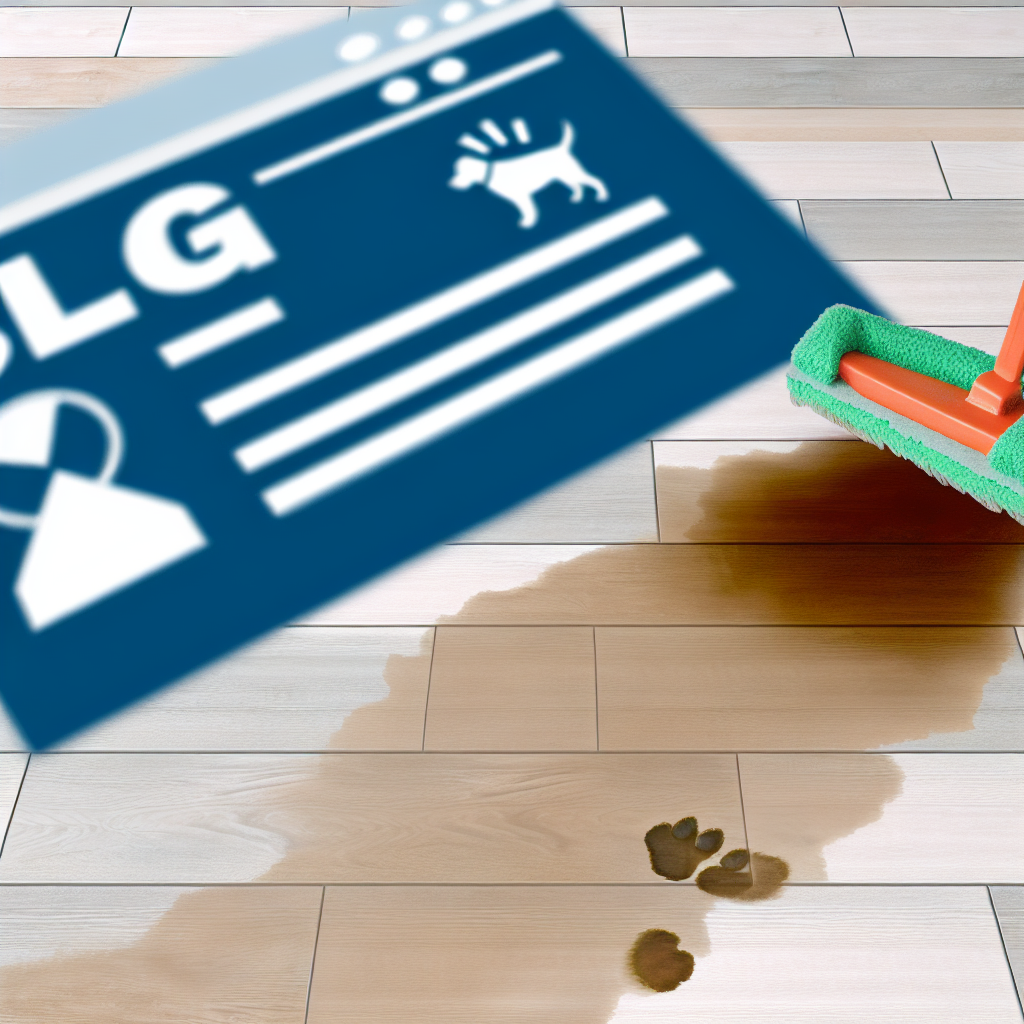 Hundeurinflecken auf Fliesen – schnell und einfach entfernen