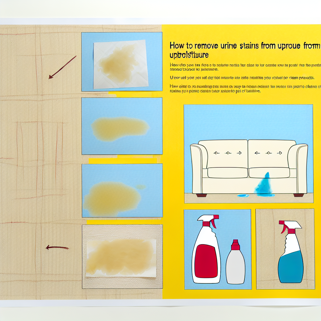 Wie man Urinflecken aus Polstermöbeln entfernt?