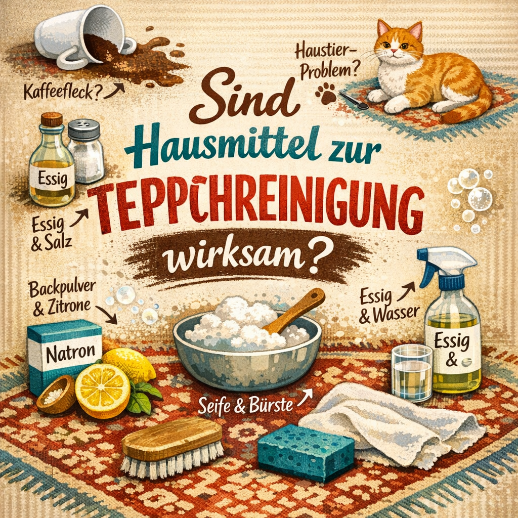 Sind Hausmittel zur Teppichreinigung wirksam?