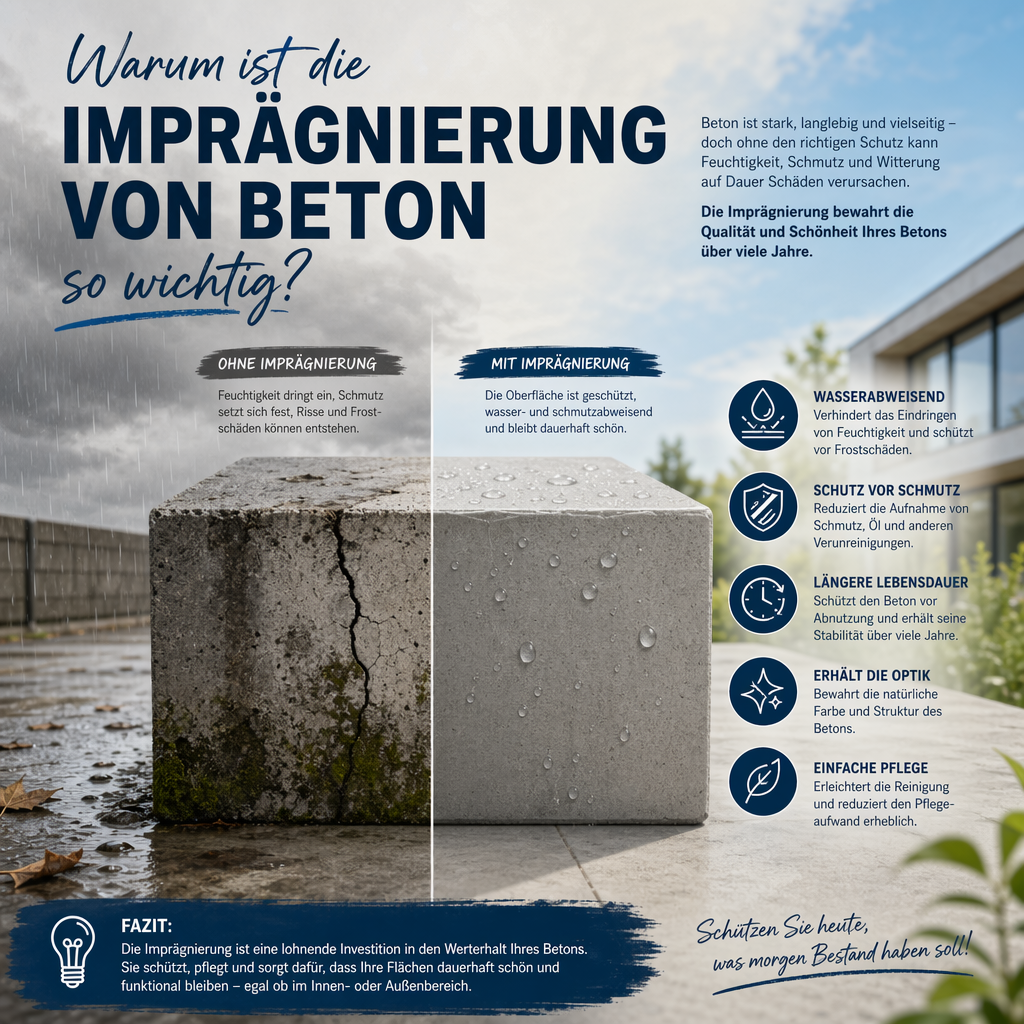 Warum ist die Imprägnierung von Beton so wichtig?