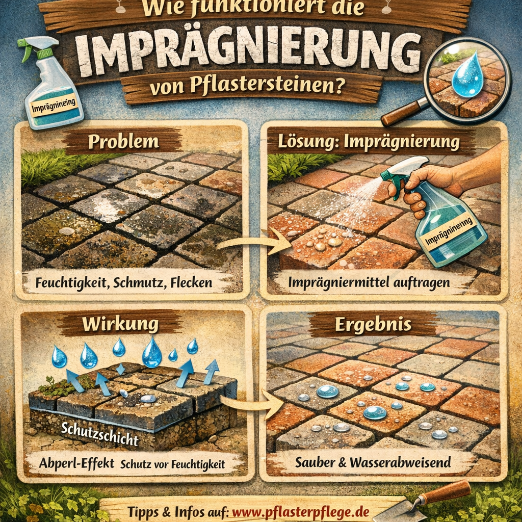 Wie funktioniert die Imprägnierung von Pflastersteinen?