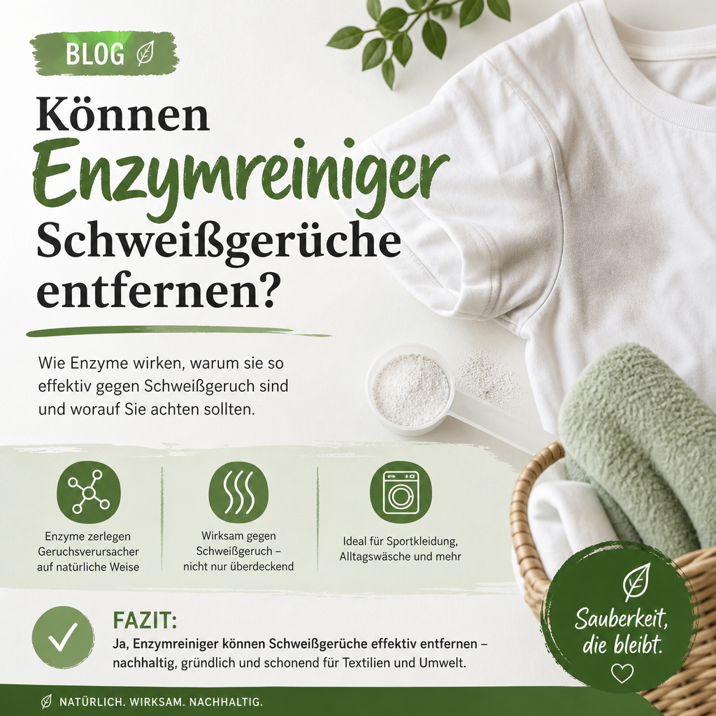 Können Enzymreiniger Schweißgerüche entfernen?