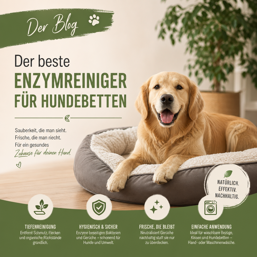 Der beste Enzymreiniger für Hundebetten