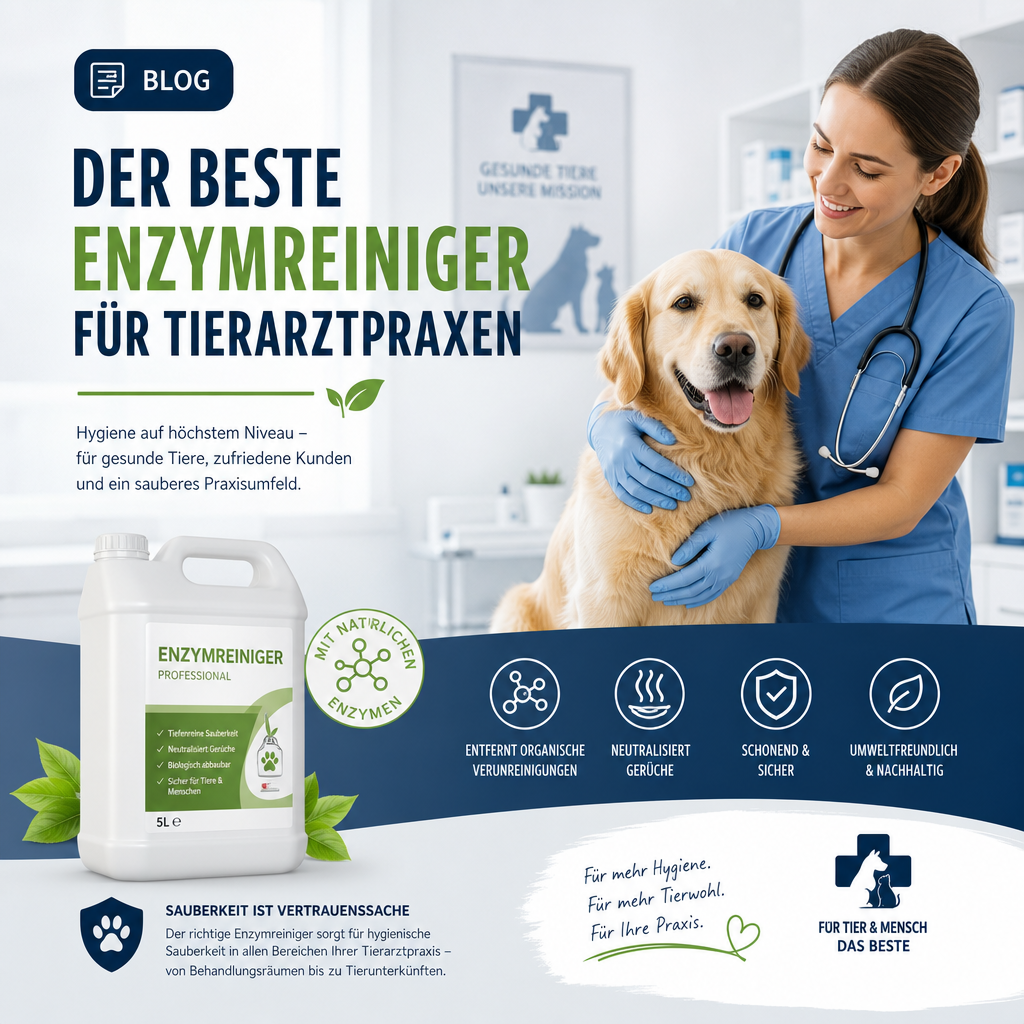 Der beste Enzymreiniger für Tierarztpraxen