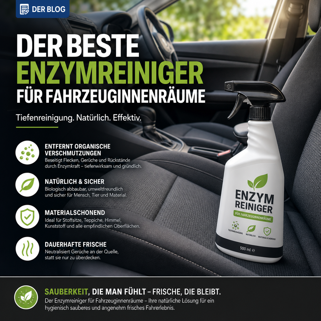Der beste Enzymreiniger für Fahrzeuginnenräume